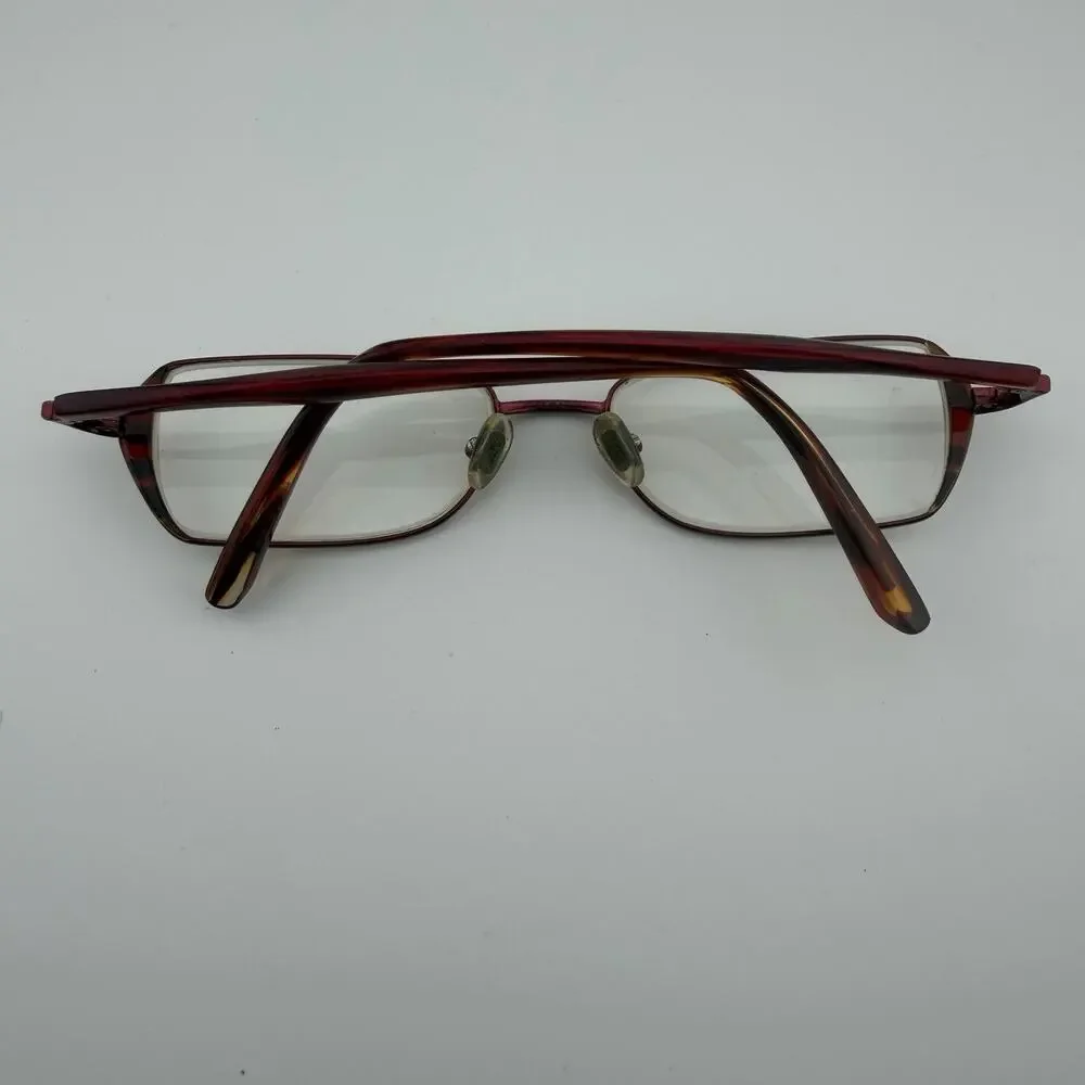 Jones New York J425 Eyeglasses Frames Only Red Burgundy 55-17-135 Full Rim